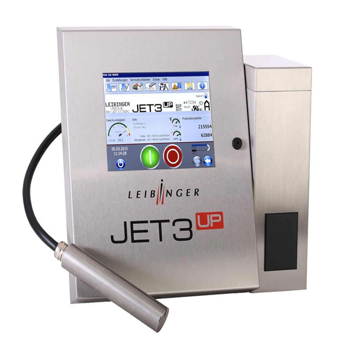 Jet3Up continuous inkjet printer
